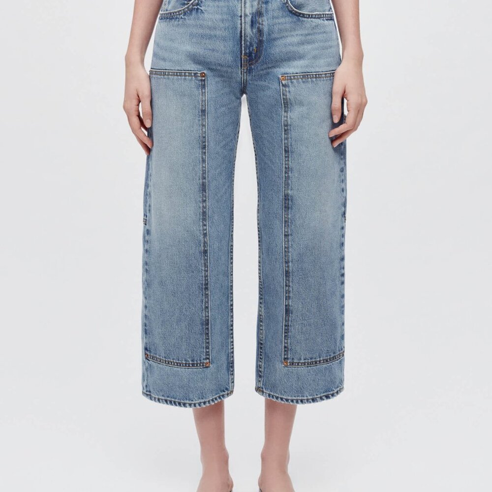 Re/Done Chic Oversized Jeans – "The Shortie"